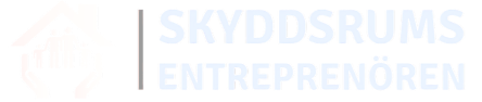Skyddsrumsentreprenören logotyp mörk version